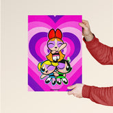 Powerpuff Girls Blossom Bubbles Buttercup Stack Poster